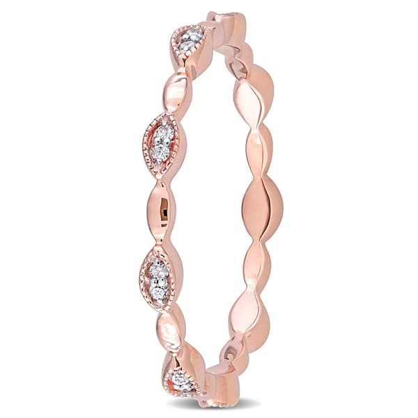 Diamond Classics&#8482; 1/10ctw. Diamond 10kt. Rose Gold Ring