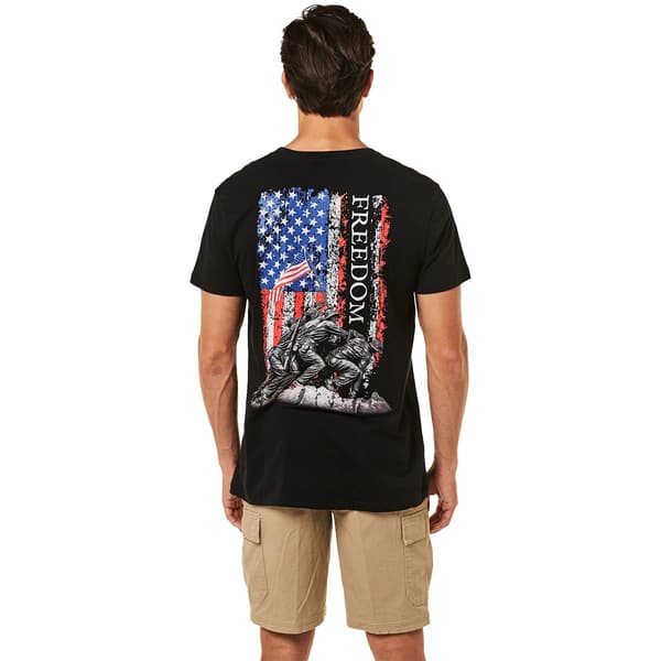 Mens We The Peeps Freedom Flag Graphic Tee