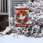 Briarwood Lane Holiday Poinsettia Wreath Garden Flag - image 2
