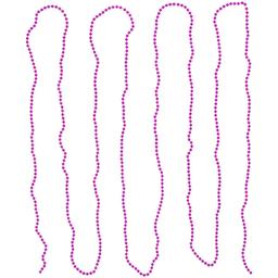 Northlight Seasonal Shiny Pink Beaded Christmas Garland