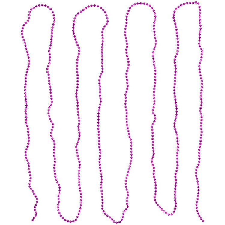 Northlight Seasonal Shiny Pink Beaded Christmas Garland