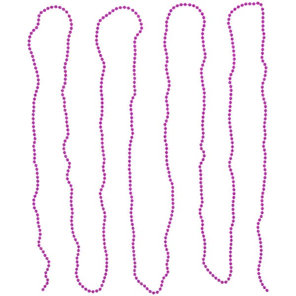 Northlight Seasonal Shiny Pink Beaded Christmas Garland