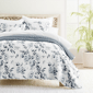 Soft Essentials Ultra Soft Rose Garden Reversible Quilt Set - image 3