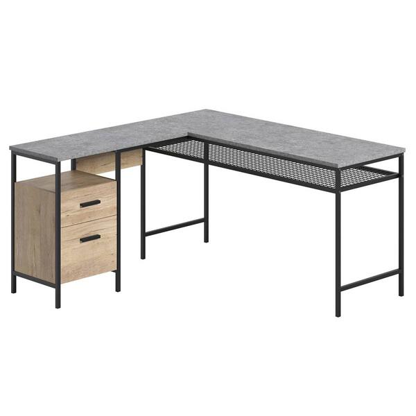 Sauder Market Commons L-Shaped Computer Desk - image 