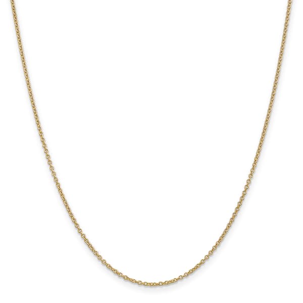 Gold Classics&#40;tm&#41; 1.4mm. 14k Gold Cable Chain Necklace - image 