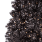 Northlight 9ft. Pre-Lit Black Artificial Tinsel Halloween Tree - image 1