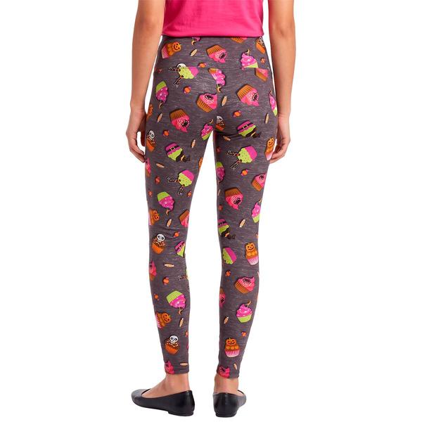 Womens French Laundry Brushback Hacci Leggings - Cupcakes