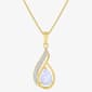 Nova Star(R) Lab Created Opal & Lab Grown Diamond Accent Pendant - image 1