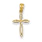 Gold Classics(tm) 14kt. Gold Passion Cross Pendant - image 1