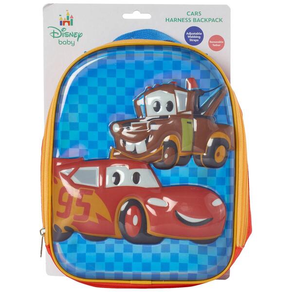 Toddler Boy Disney Pixar CARS&#40;tm&#41; Holofoil Harness Backpack - image 