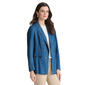 Womens Jones New York Long Sleeve Faux Double Breasted Blazer - image 3