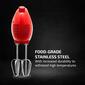 Ovente Portable 5-Speed Mixing Electric Hand Mixer - Red - image 2