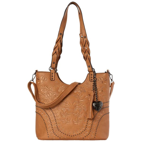 Womens Sam & Hadley Embroidered Tote - image 