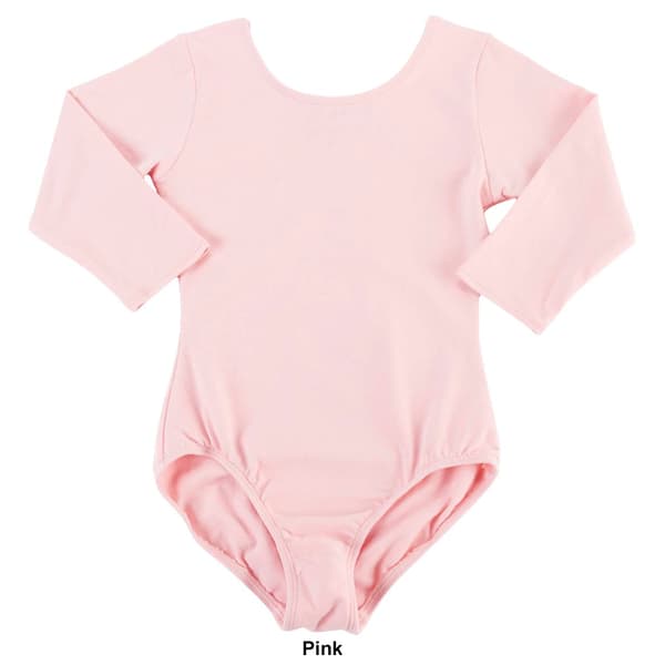 Girls &#40;4-6x&#41; Moret&#174; Kids 3/4 Sleeve Solid Leotard