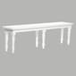 9th & Pike(R) Farmhouse White Wood Entryway Bench - image 1