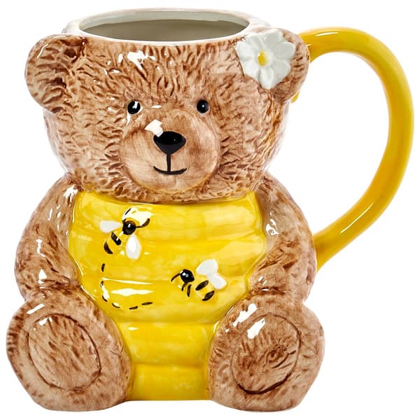 Home Essentials 25oz. Figural Teddy Bear Mug - image 