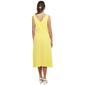 Womens Connected Apparel Sleeveless Solid Tulip Hem Wrap Dress - image 2