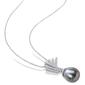 Gemstone Classics&#8482; Tahitian Pearl & Diamond Drop Pendant - image 2