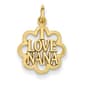 Gold Classics&#40;tm&#41; 14kt. Yellow Gold I Love You Nana Charm - image 1