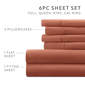 Soft Essentials 6pc. Luxury Ultra Soft Sheet Set - image 56