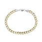 Gold Classics(tm) Gold over Sterling Silver Oval Link Chain Bracelet - image 1