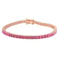 Gianni Argento Lab Grown Ruby Ombre Round Tennis Bracelet - image 1