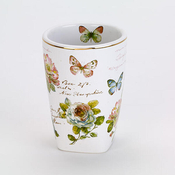 Avanti Butterfly Garden Ceramic Tumbler - image 