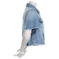Juniors Indigo Rein Short Sleeve Denim Jacket - image 4