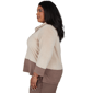 Plus Size Alfred Dunner Luxe Be A Lady Color Block Blouse - image 4