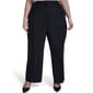 Plus Size Calvin Klein Button Front Pinstripe Dress Pants - image 1