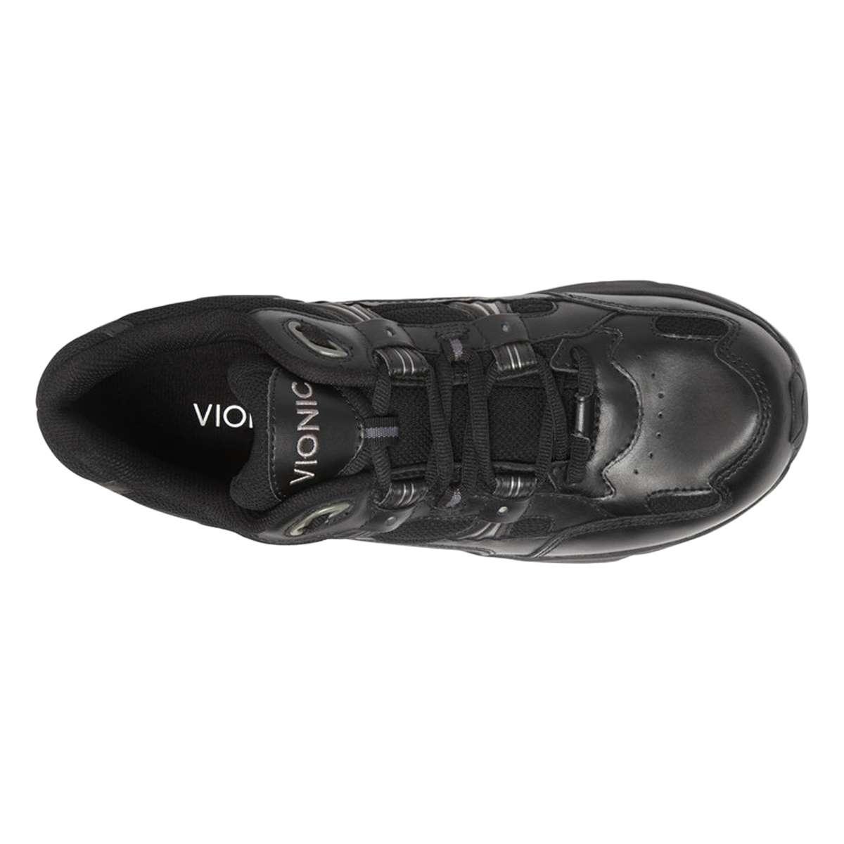 Womens Vionic® Walker Classic Lace Up Sneakers - Black