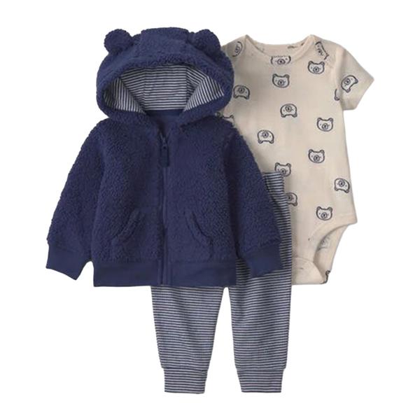 Baby Boy (3-24M) Carter''s(R) Hooded Cardigan & Pants Set - image 