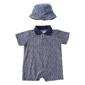 Baby Boy &#40;NB-12M&#41; Kenneth Cole&#40;R&#41; Romper & Hat - image 1