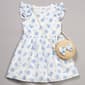 Girls (4-6x) Little Lass(R) Sleeveless Floral Eyelet Dress w/ Purse - image 1