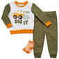 Baby Boy (12-24M) bon bebe(R) Dig It Construction Sweatshirt Set - image 1