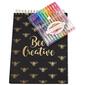 Girls Votum Bee Creative Sketchbook with Gel Pens - image 1