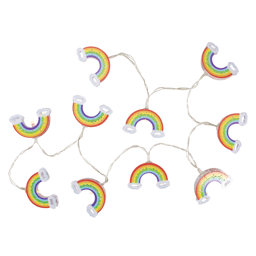 Northlight 4.5ft. LED Rainbows & Clouds Patio Light Set