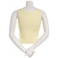 Juniors No Comment Corner Beaded Applique Rib Tank Top -Anise - image 3
