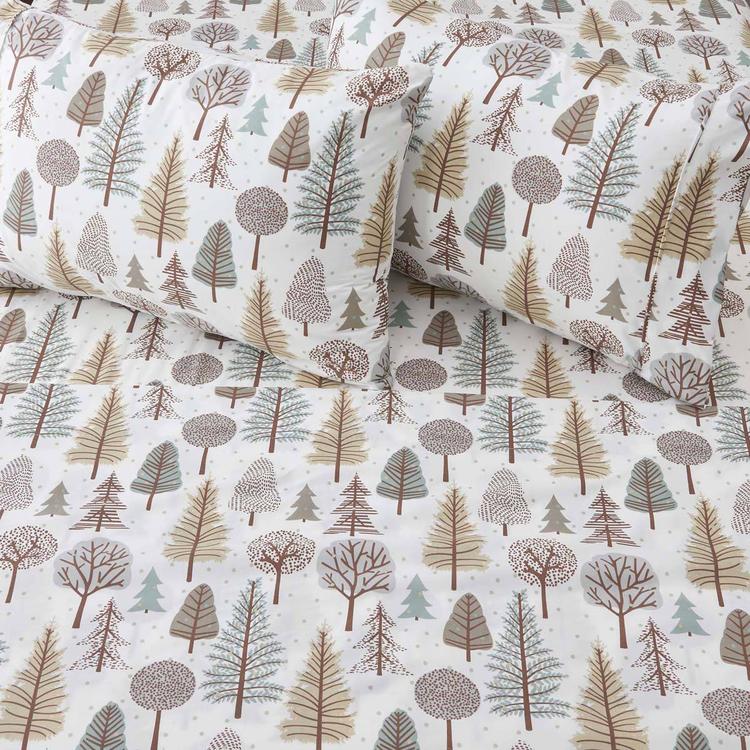 FreshFolds Mountain Ridge Forest Trail Microfiber Sheet Set