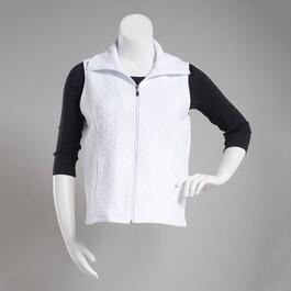 Petite Hasting & Smith Solid Zip Front Vest