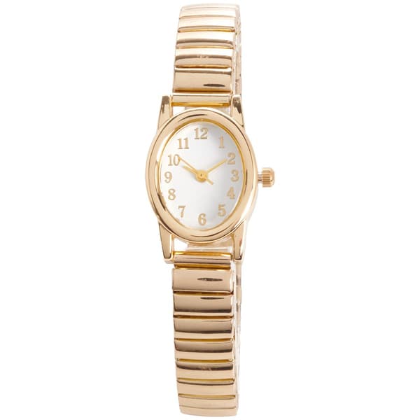 Womens Easy to Read Dial Watch w/ Stretch Bracelet - 56941