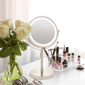 Ovente 6in. Lighted Mangnification Makeup Mirror - image 2