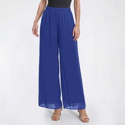 Petite MSK Solid Chiffon Palazzo Pants
