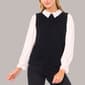 Womens Cece Long Sleeve Two In One Cable Knit Sweater Vest - image 1
