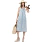 Womens MNK Sleeveless Denim Jumpsuit - image 2