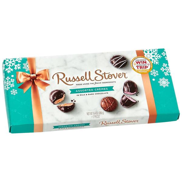 Russell Stover 9.4 Oz Assorted Creams Xmas Box - image 