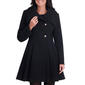 Womens Kensie Single Breasted Fit & Flare Faux Wool Coat - image 1