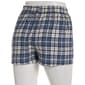 Juniors Derek Heart Flannel Plaid Boxer Shorts w/ Star Patch - image 2