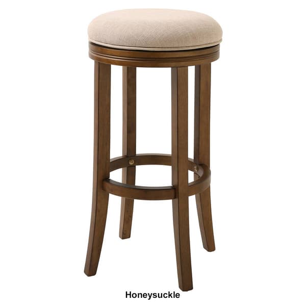 New Ridge Home Goods Victoria Bar-Height Backless Wood Barstool