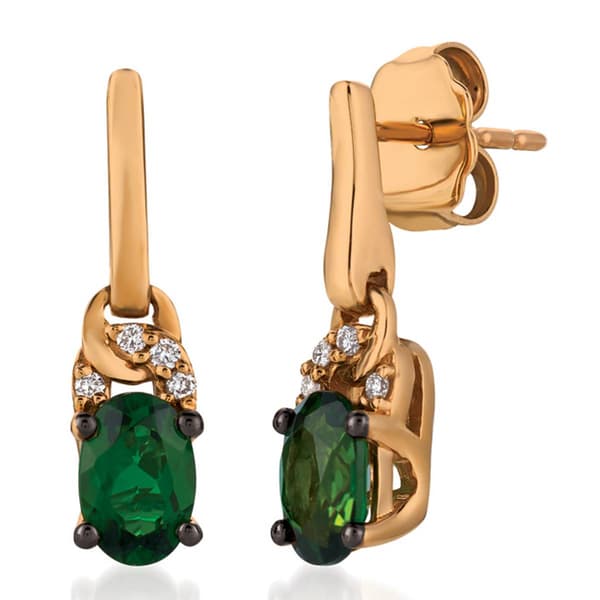 Le Vian(R) Pistachio Diopside(R) Diamond Drop Earrings - image 